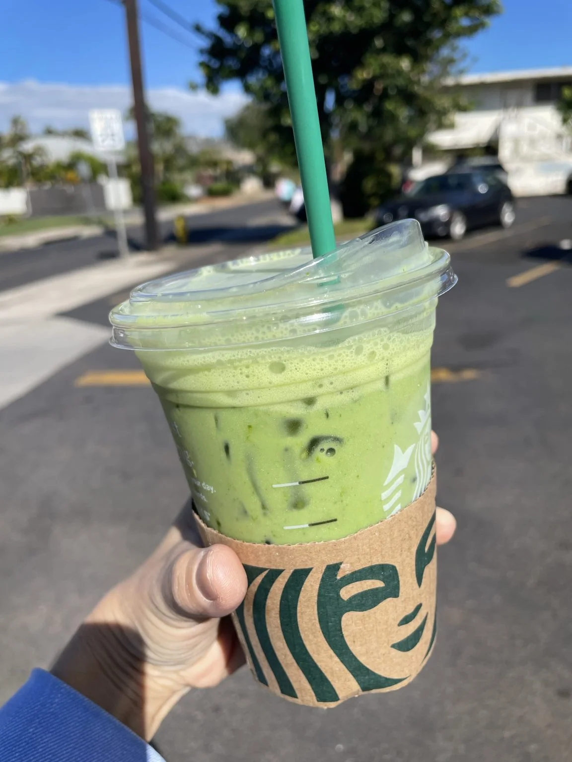 スターバックスのアイス抹茶ラテ